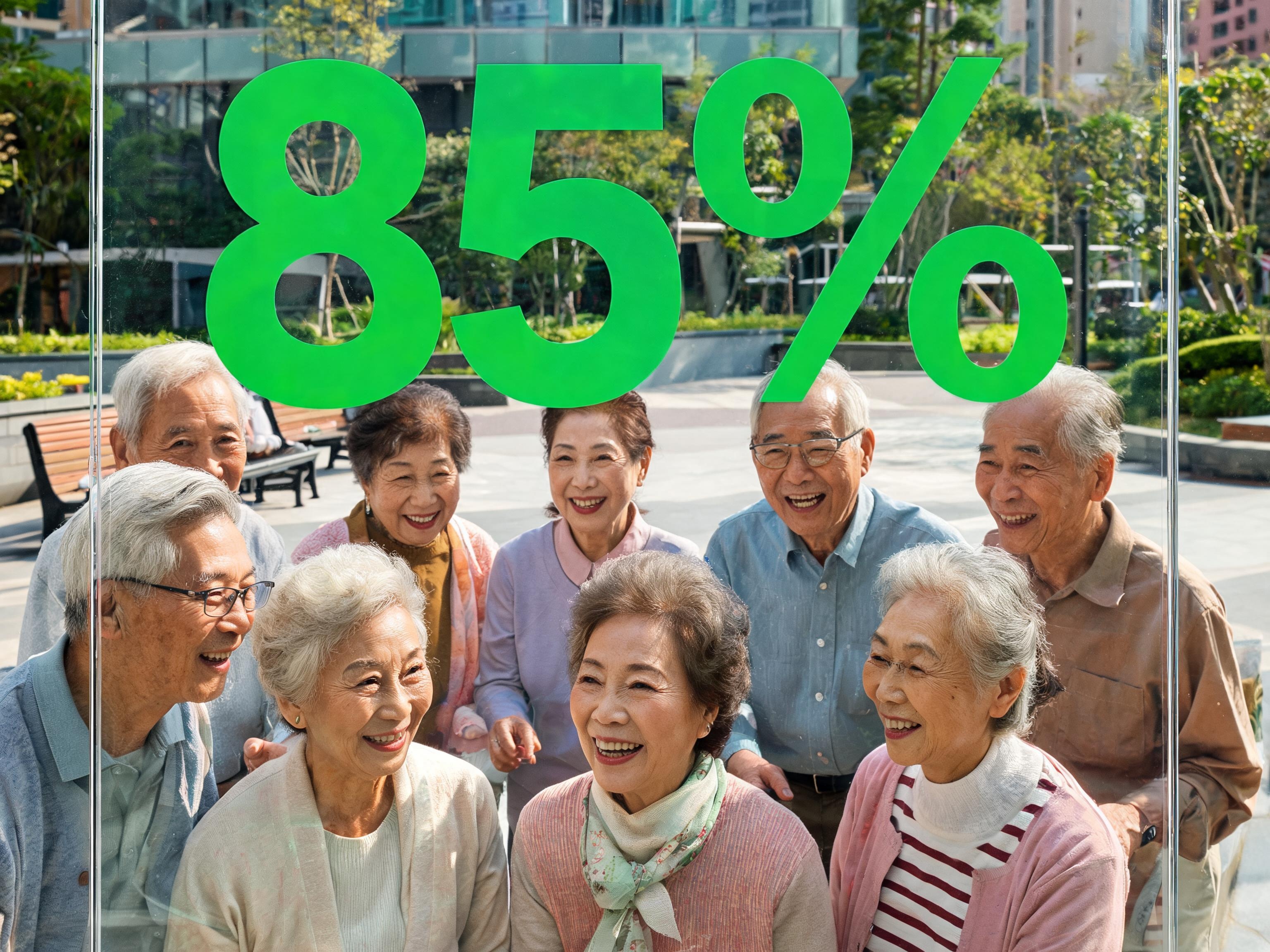 85% 利潤回流長者社群